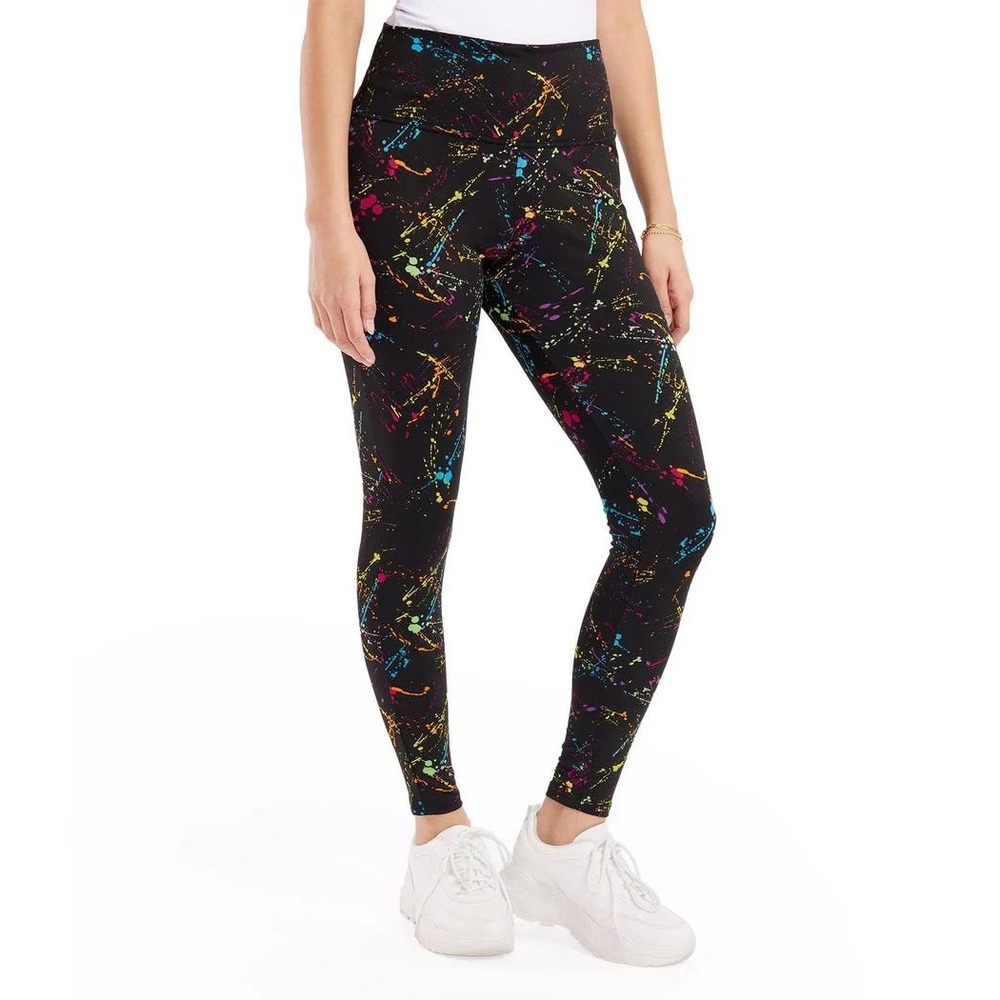 TIPSY ELVES 80'S SPLATTER‎ PAINT LEGGINGS - Women's Size XL - NEW!
